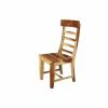 New 🧨 Hawthorne Collections Sante Fe Solid Sheesham Wood Ladderback Dining Side Chair 👍 -Cheap Office Chairs Store 1966833 L