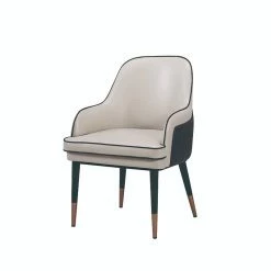 Flash Sale ๐ American Eagle Furniture Faux Leather Dining Arm Chair In Light Gray ๐งจ