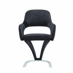 Cheapest ✨ Global Furniture USA Fabric Dining Chairs In Black (Set Of 2) 🎉 -Cheap Office Chairs Store 1969497 L