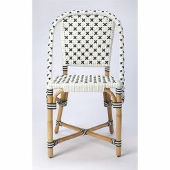 Promo ⭐ Butler Specialty Company Butler Specialty Tenor Rattan Dining Chair In White And Black ⭐ 18 Promo ⭐ Butler Specialty Company Butler Specialty Tenor Rattan Dining Chair In White And Black ⭐ -Cheap Office Chairs Store 1969955 7 L