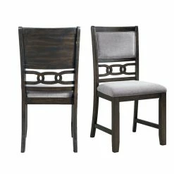 Wholesale 😉 Picket House Furnishings Taylor Standard Height Side Chair Set In Walnut 💯