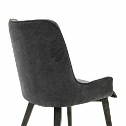 Discount 🌟 Armen Living Alana Charcoal Upholstered Dining Room Chairs - Set Of 2 🧨 -Cheap Office Chairs Store 1971116 3 L