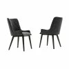Discount 🌟 Armen Living Alana Charcoal Upholstered Dining Room Chairs - Set Of 2 🧨 -Cheap Office Chairs Store 1971116 L