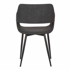Cheap ❤️ Armen Living Ariana Charcoal Open Back Dining Accent Chair ❤️ -Cheap Office Chairs Store 1971134 4 L