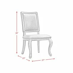 Flash Sale 👏 Picket House Furnishings Hayward Side Chair Set 🌟 -Cheap Office Chairs Store 1971256 23 L