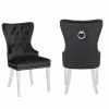 Buy 🔔 Galaxy Home Furnishings Erica 2 Piece Stainless Steel Legs Chair Finish With Velvet Fabric In Black ⌛ 2 Buy 🔔 Galaxy Home Furnishings Erica 2 Piece Stainless Steel Legs Chair Finish With Velvet Fabric In Black ⌛ -Cheap Office Chairs Store 1971787 18 L