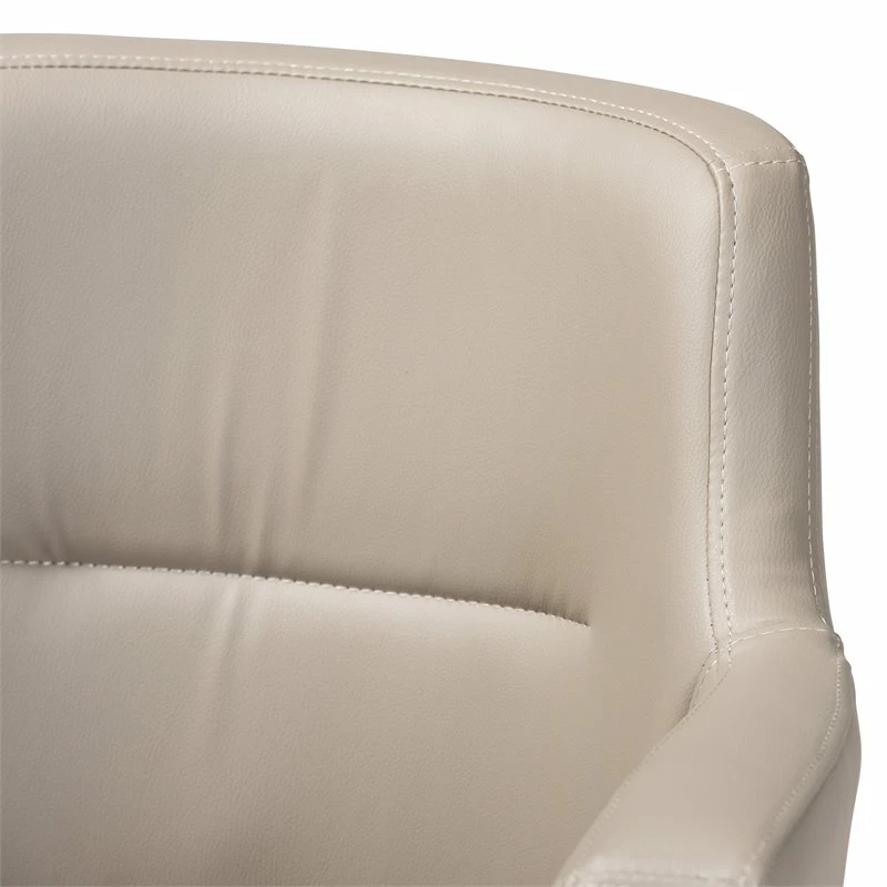 Wholesale ๐งจ Baxton Studio Martine Beige Upholstered Gold Metal Dining Chair ๐ 7 Wholesale ๐งจ Baxton Studio Martine Beige Upholstered Gold Metal Dining Chair ๐ - Image 5