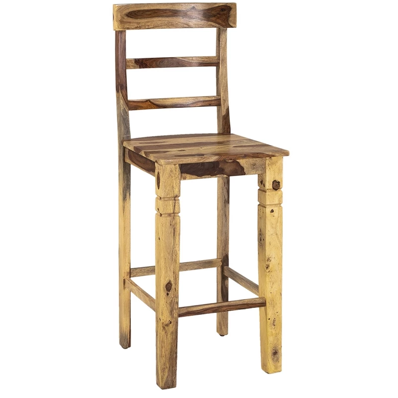 Cheap 😉 Porter Designs Taos Solid Sheesham Wood Ladderback 30" Bar Chair 😀 3 Cheap 😉 Porter Designs Taos Solid Sheesham Wood Ladderback 30" Bar Chair 😀