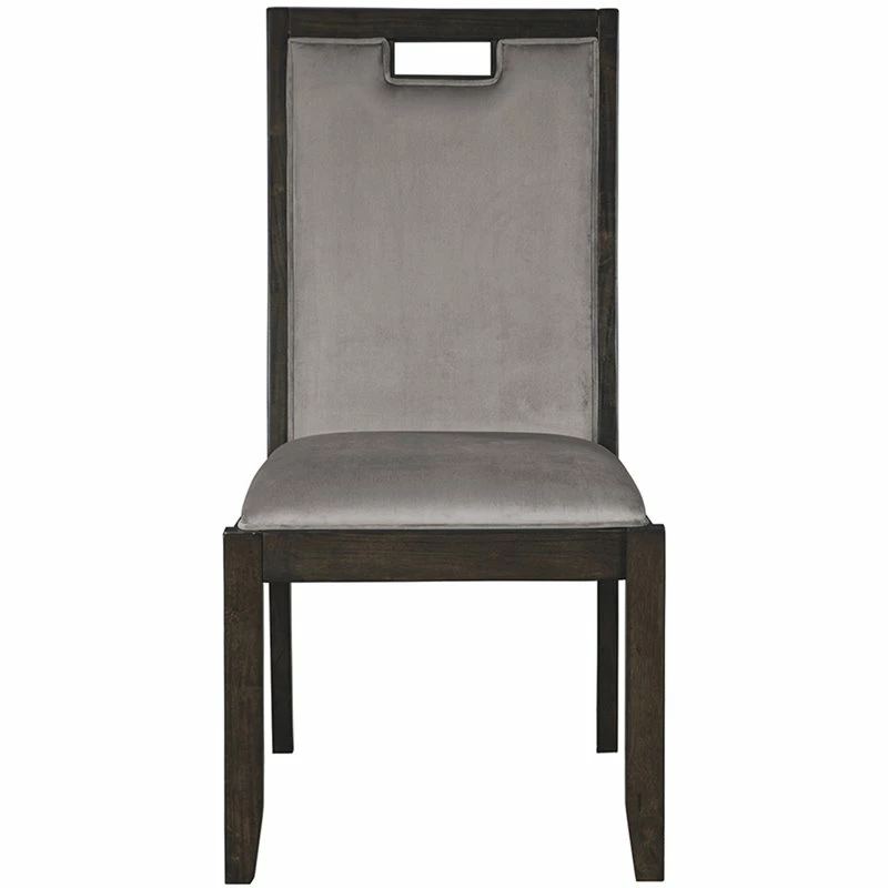 Brand new ๐ Ashley Furniture Hyndell Faux Velvet Upholstered Dining Side Chair In Dark Brown ๐ 5 Brand new ๐ Ashley Furniture Hyndell Faux Velvet Upholstered Dining Side Chair In Dark Brown ๐ - Image 3