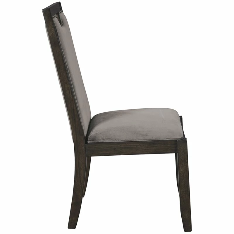 Brand new ๐ Ashley Furniture Hyndell Faux Velvet Upholstered Dining Side Chair In Dark Brown ๐ 6 Brand new ๐ Ashley Furniture Hyndell Faux Velvet Upholstered Dining Side Chair In Dark Brown ๐ - Image 4