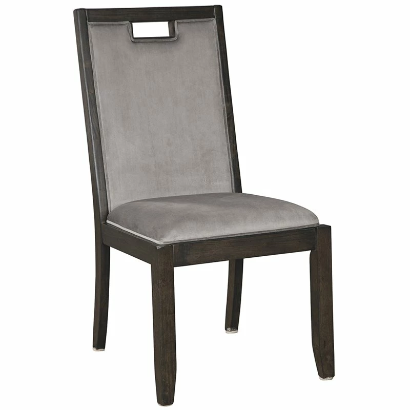 Brand new ๐ Ashley Furniture Hyndell Faux Velvet Upholstered Dining Side Chair In Dark Brown ๐ 3 Brand new ๐ Ashley Furniture Hyndell Faux Velvet Upholstered Dining Side Chair In Dark Brown ๐