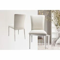 Discount ๐ฅ New Spec Furniture New Spec Faux Leather Dining Side Chair In White (Set Of 2) โค๏ธ 7 Discount ๐ฅ New Spec Furniture New Spec Faux Leather Dining Side Chair In White (Set Of 2) โค๏ธ -Cheap Office Chairs Store 1975892 2 L