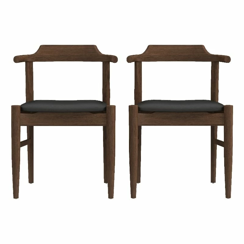 Best Sale โ๏ธ Ashcroft Kathy Mid-Century Modern Faux Leather Dining Chair In Black (Set Of 2) ๐ 3 Best Sale โ๏ธ Ashcroft Kathy Mid-Century Modern Faux Leather Dining Chair In Black (Set Of 2) ๐