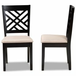 Coupon ๐ Set Of 2 Baxton Studio Caron SandUpholstered Espresso Wood Dining Chairs โจ 11 Coupon ๐ Set Of 2 Baxton Studio Caron SandUpholstered Espresso Wood Dining Chairs โจ -Cheap Office Chairs Store 1977999 2 L