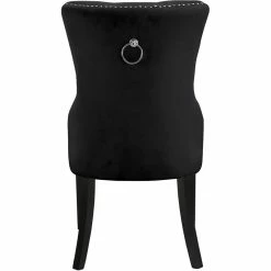 Flash Sale ✔️ Meridian Furniture Nikki 19.5"H Velvet Dining Chair In Black (Set Of 2) 🔥 -Cheap Office Chairs Store 1979979 1 L
