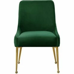 Brand new 🥰 Meridian Furniture Owen 19.5"H Velvet Dining Chair In Green (Set Of 2) ✨ -Cheap Office Chairs Store 1979989 3 L