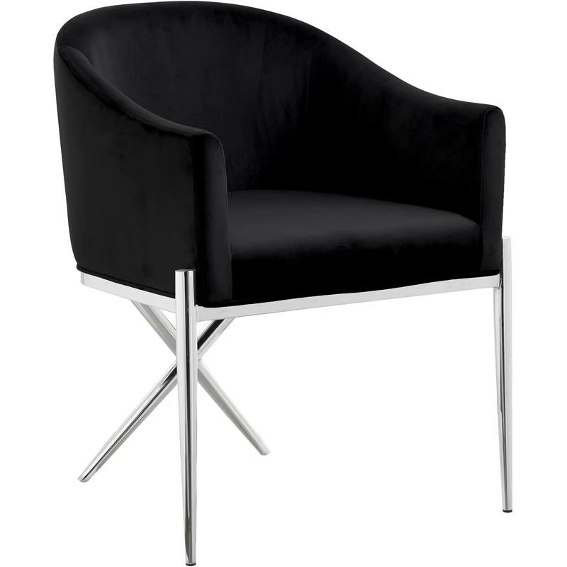 Top 10 โ Meridian Furniture Xavier 19.5"H Velvet Dining Chair In Black ๐งจ 3 Top 10 โ Meridian Furniture Xavier 19.5"H Velvet Dining Chair In Black ๐งจ