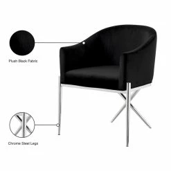Top 10 โ Meridian Furniture Xavier 19.5"H Velvet Dining Chair In Black ๐งจ 14 Top 10 โ Meridian Furniture Xavier 19.5"H Velvet Dining Chair In Black ๐งจ -Cheap Office Chairs Store 1980046 6 L