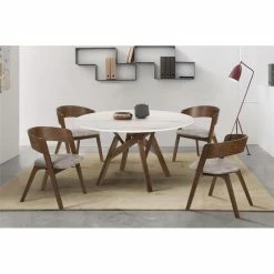 Cheap 👏 Armen Living Jackie Dining Accent Chairs In Walnut Finish And Brown Fabric Set Of 2 🔔 15 Cheap 👏 Armen Living Jackie Dining Accent Chairs In Walnut Finish And Brown Fabric Set Of 2 🔔 -Cheap Office Chairs Store 1987839 6 L