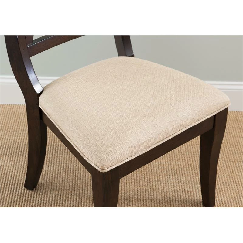 Budget 🎉 Legacy Classic Furniture Legacy Classic Thatcher X Back Side Chair (set Of 2) In Amber Brown Wood ⭐ 5 Budget 🎉 Legacy Classic Furniture Legacy Classic Thatcher X Back Side Chair (set Of 2) In Amber Brown Wood ⭐ - Image 3