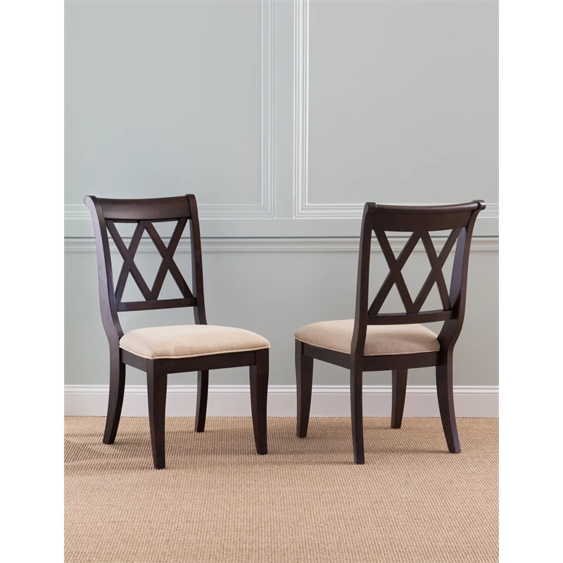 Budget 🎉 Legacy Classic Furniture Legacy Classic Thatcher X Back Side Chair (set Of 2) In Amber Brown Wood ⭐ 8 Budget 🎉 Legacy Classic Furniture Legacy Classic Thatcher X Back Side Chair (set Of 2) In Amber Brown Wood ⭐ - Image 6