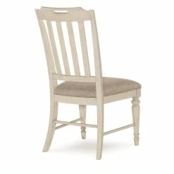 Promo 🧨 Legacy Classic Furniture Legacy Brookhaven Slat Back Side Chair (set Of 2) In Vintage Linen Finish Wood 🥰 -Cheap Office Chairs Store 1988865 1 L
