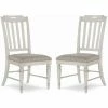 Promo 🧨 Legacy Classic Furniture Legacy Brookhaven Slat Back Side Chair (set Of 2) In Vintage Linen Finish Wood 🥰 -Cheap Office Chairs Store 1988865 5 L
