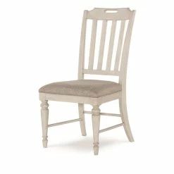 Promo 🧨 Legacy Classic Furniture Legacy Brookhaven Slat Back Side Chair (set Of 2) In Vintage Linen Finish Wood 🥰 -Cheap Office Chairs Store 1988865 8 L