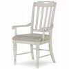 Hot Sale ❤️ Legacy Classic Furniture Legacy Classic Brookhaven Slat Back Arm Chair (set Of 2)Vintage Linen Color Wood 🥰 -Cheap Office Chairs Store 1988866 4 L