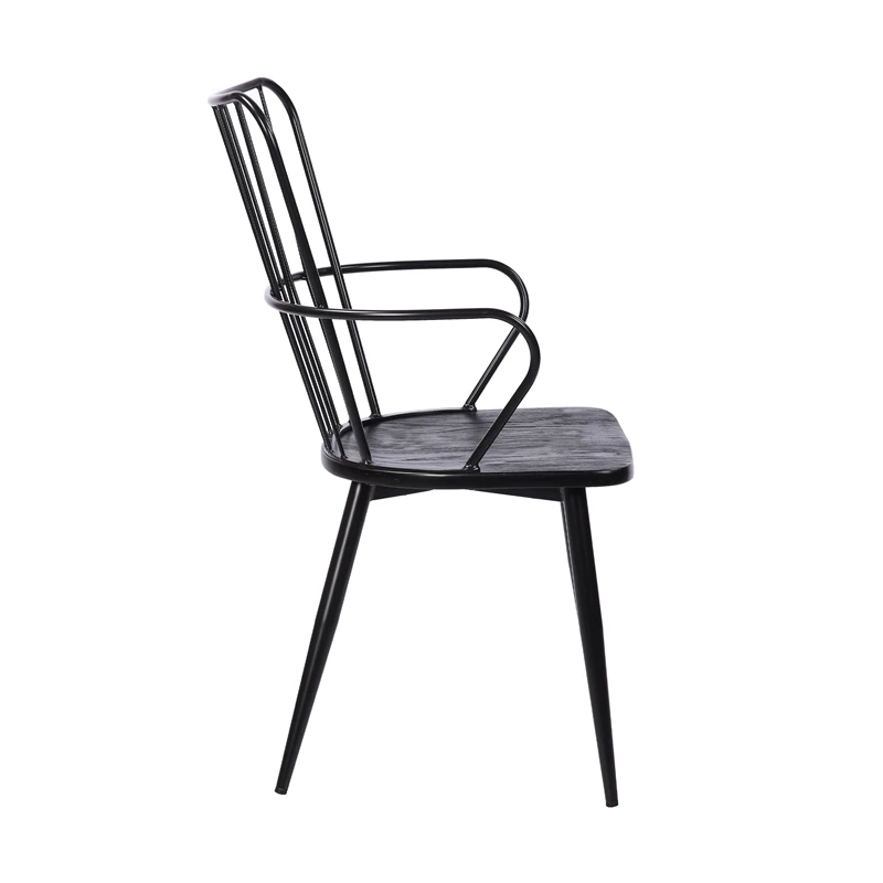 Cheapest ๐ Armen Living Parisa High Back Black Steel Framed Dining Accent Chair ๐งจ 5 Cheapest ๐ Armen Living Parisa High Back Black Steel Framed Dining Accent Chair ๐งจ - Image 3