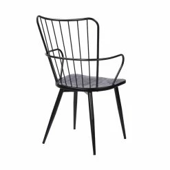 Cheapest ๐ Armen Living Parisa High Back Black Steel Framed Dining Accent Chair ๐งจ 13 Cheapest ๐ Armen Living Parisa High Back Black Steel Framed Dining Accent Chair ๐งจ -Cheap Office Chairs Store 1990070 3 L