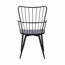 Cheapest ๐ Armen Living Parisa High Back Black Steel Framed Dining Accent Chair ๐งจ 14 Cheapest ๐ Armen Living Parisa High Back Black Steel Framed Dining Accent Chair ๐งจ -Cheap Office Chairs Store 1990070 4 L