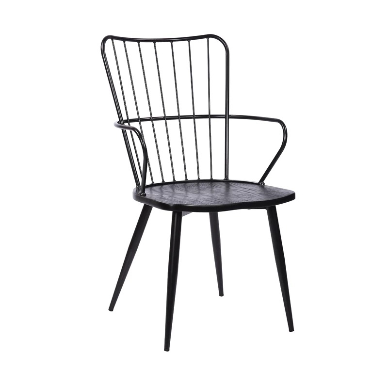 Cheapest ๐ Armen Living Parisa High Back Black Steel Framed Dining Accent Chair ๐งจ 3 Cheapest ๐ Armen Living Parisa High Back Black Steel Framed Dining Accent Chair ๐งจ