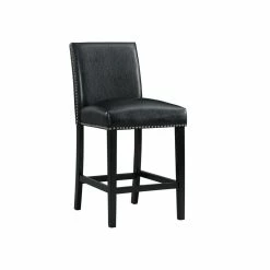Buy 👍 Picket House Furnishings Pia Faux Leather Counter Height Side Chair Set In Black 🌟 15 Buy 👍 Picket House Furnishings Pia Faux Leather Counter Height Side Chair Set In Black 🌟 -Cheap Office Chairs Store 1990077 1 L