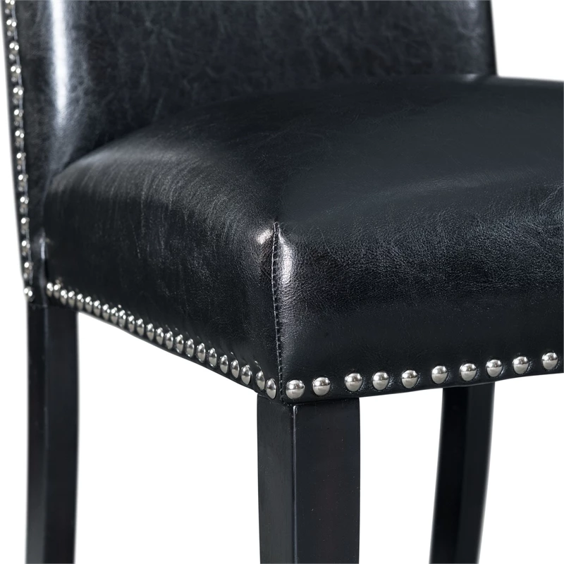 Buy 👍 Picket House Furnishings Pia Faux Leather Counter Height Side Chair Set In Black 🌟 11 Buy 👍 Picket House Furnishings Pia Faux Leather Counter Height Side Chair Set In Black 🌟 - Image 9