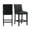 Buy 👍 Picket House Furnishings Pia Faux Leather Counter Height Side Chair Set In Black 🌟 2 Buy 👍 Picket House Furnishings Pia Faux Leather Counter Height Side Chair Set In Black 🌟 -Cheap Office Chairs Store 1990077 L