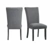 Best deal 🥰 Picket House Furnishings Stratton Standard Height Side Chair Set In Charcoal 😍 -Cheap Office Chairs Store 1991643 L