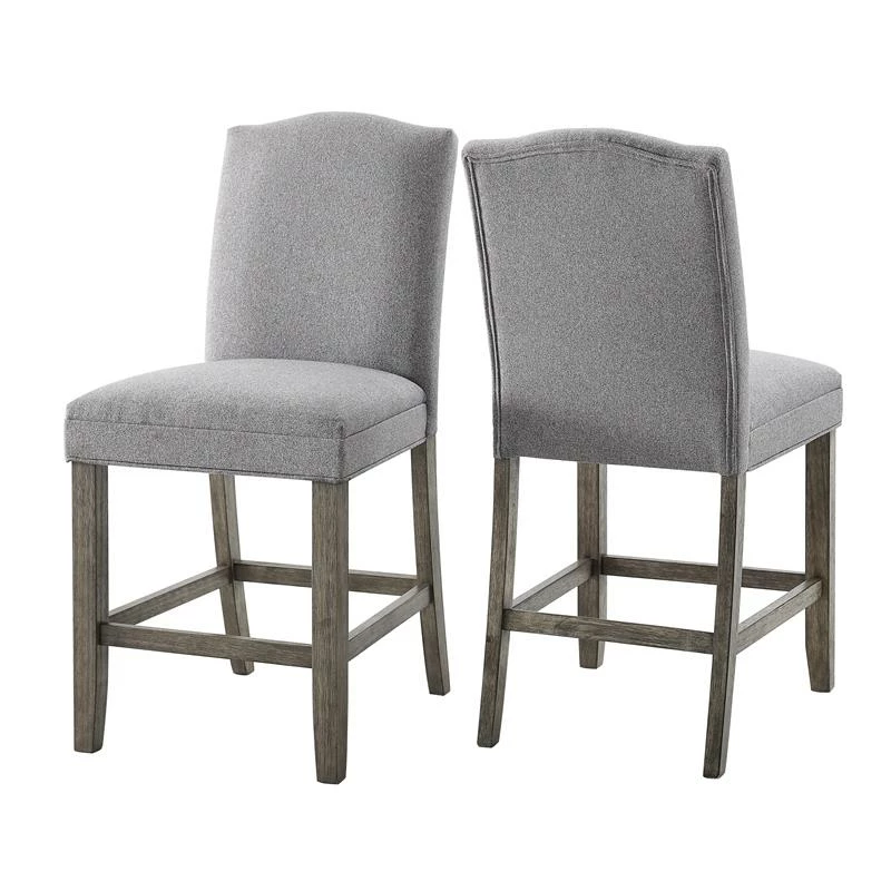 Budget ๐ฅ Steve Silver Company Steve Silver Grayson Driftwood And Gray Fabric Counter Chair ๐งจ 3 Budget ๐ฅ Steve Silver Company Steve Silver Grayson Driftwood And Gray Fabric Counter Chair ๐งจ