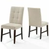 Top 10 🥰 Modway Promulgate Biscuit Tufted Upholstered Dining Chair In Beige (Set Of 2) ✨ -Cheap Office Chairs Store 1994869 L