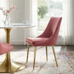 Cheapest 💯 Modway Viscount Modern Velvet Accent Dining Chair In Dusty Rose 👍 10 Cheapest 💯 Modway Viscount Modern Velvet Accent Dining Chair In Dusty Rose 👍 -Cheap Office Chairs Store 1995316 10 L
