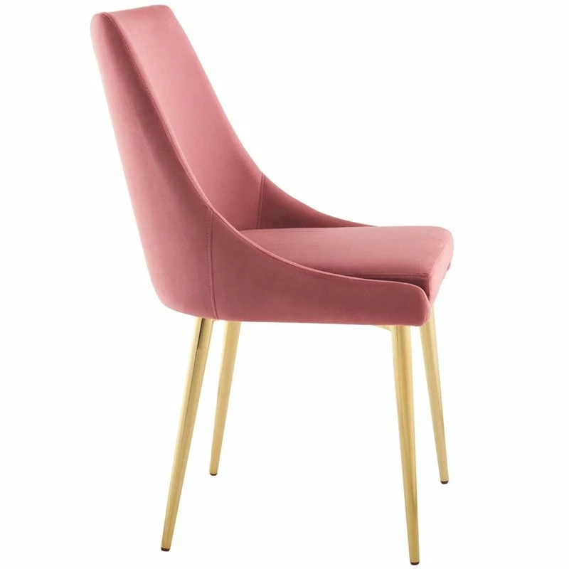 Cheapest 💯 Modway Viscount Modern Velvet Accent Dining Chair In Dusty Rose 👍 5 Cheapest 💯 Modway Viscount Modern Velvet Accent Dining Chair In Dusty Rose 👍 - Image 3