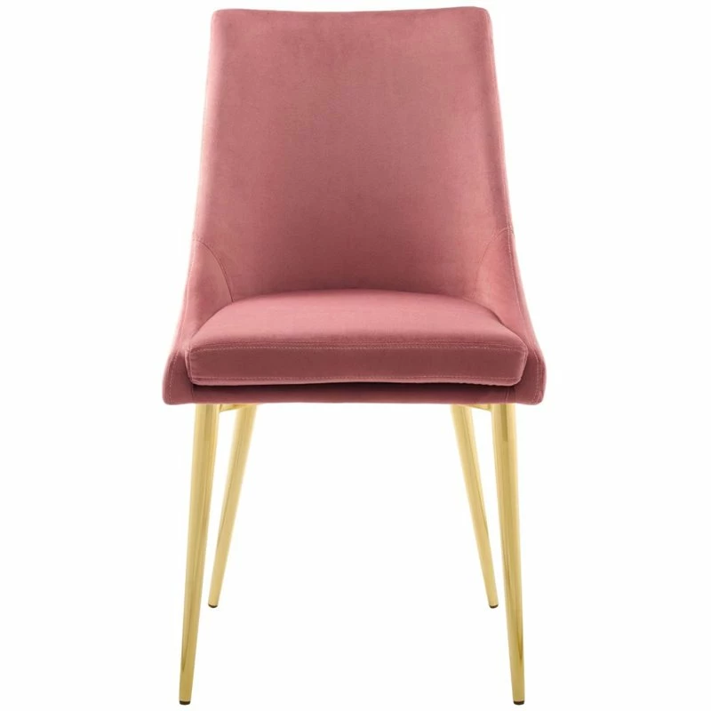 Cheapest 💯 Modway Viscount Modern Velvet Accent Dining Chair In Dusty Rose 👍 7 Cheapest 💯 Modway Viscount Modern Velvet Accent Dining Chair In Dusty Rose 👍 - Image 5