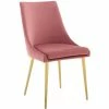 Cheapest 💯 Modway Viscount Modern Velvet Accent Dining Chair In Dusty Rose 👍 -Cheap Office Chairs Store 1995316 L