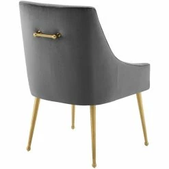 New 🎁 Modway Discern Upholstered Velvet Dining Chair In Gray 👏 11 New 🎁 Modway Discern Upholstered Velvet Dining Chair In Gray 👏 -Cheap Office Chairs Store 1995412 12 L