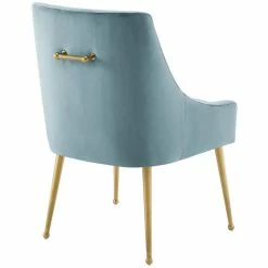 Top 10 🔥 Modway Discern Upholstered Velvet Dining Chair In Light Blue ❤️ -Cheap Office Chairs Store 1995413 12 L