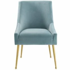 Top 10 🔥 Modway Discern Upholstered Velvet Dining Chair In Light Blue ❤️ -Cheap Office Chairs Store 1995413 13 L