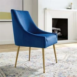 Discount 🥰 Modway Discern Upholstered Velvet Dining Chair In Navy 🛒 9 Discount 🥰 Modway Discern Upholstered Velvet Dining Chair In Navy 🛒 -Cheap Office Chairs Store 1995414 10 L