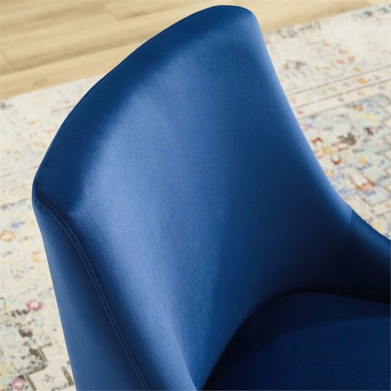 Discount 🥰 Modway Discern Upholstered Velvet Dining Chair In Navy 🛒 8 Discount 🥰 Modway Discern Upholstered Velvet Dining Chair In Navy 🛒 - Image 6