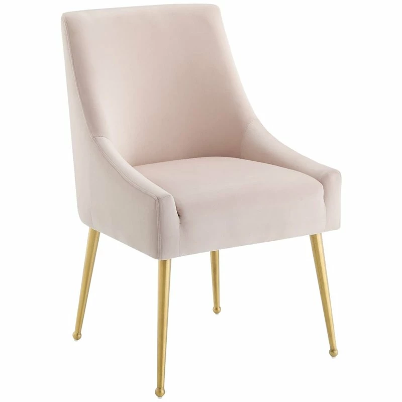 Best Pirce ✔️ Modway Discern Upholstered Velvet Dining Chair In Pink 🔔 3 Best Pirce ✔️ Modway Discern Upholstered Velvet Dining Chair In Pink 🔔