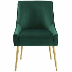 Buy ✨ Modway Discern Pleated Back Upholstered Velvet Dining Chair In Green 🎁 -Cheap Office Chairs Store 1995416 13 L